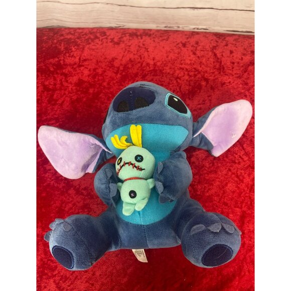 Disney Disneyland Stitch Plush Toy Holding Plush Stuffed Animal Toy - Picture 6 of 7